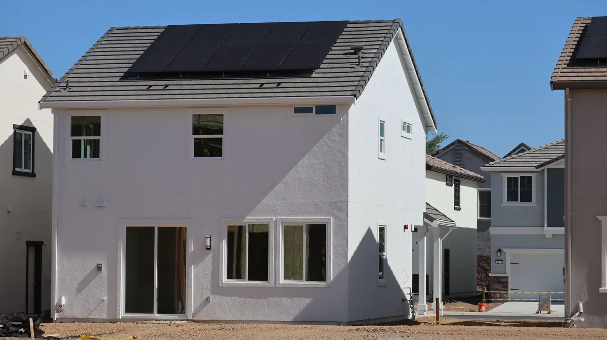 Modern energy-efficient Australian home exterior