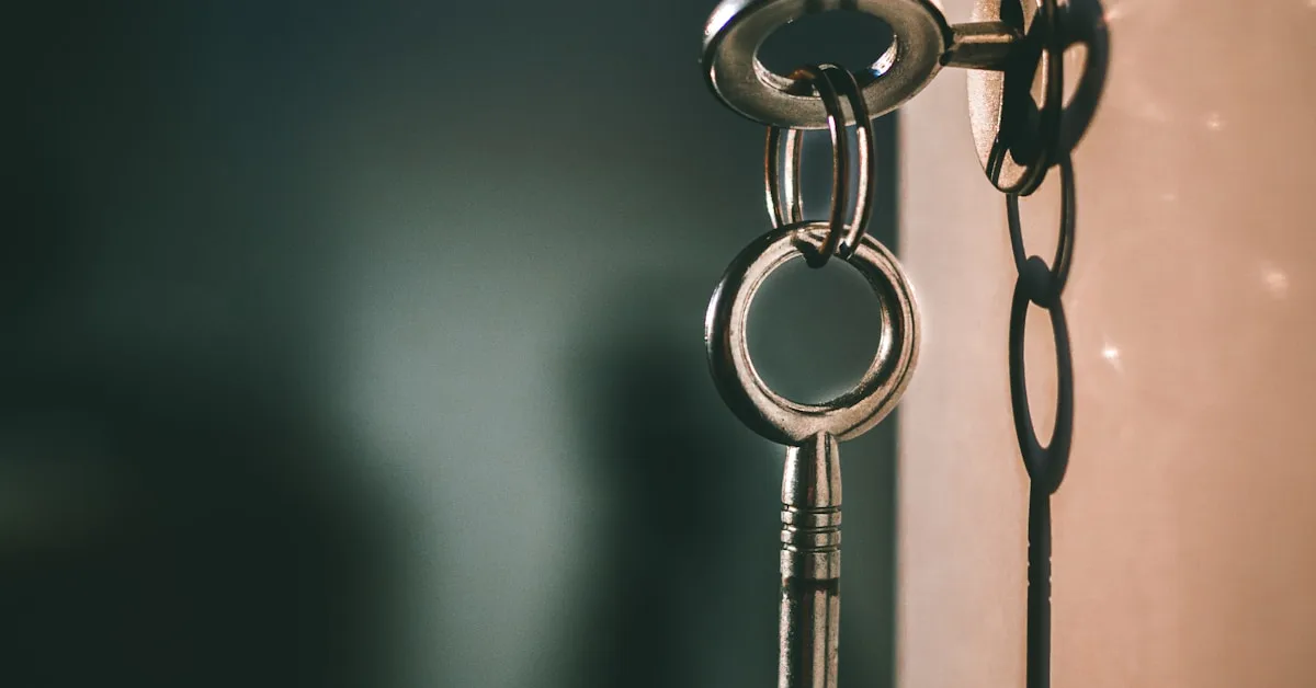 House keys on a wooden surface symbolizing home ownership