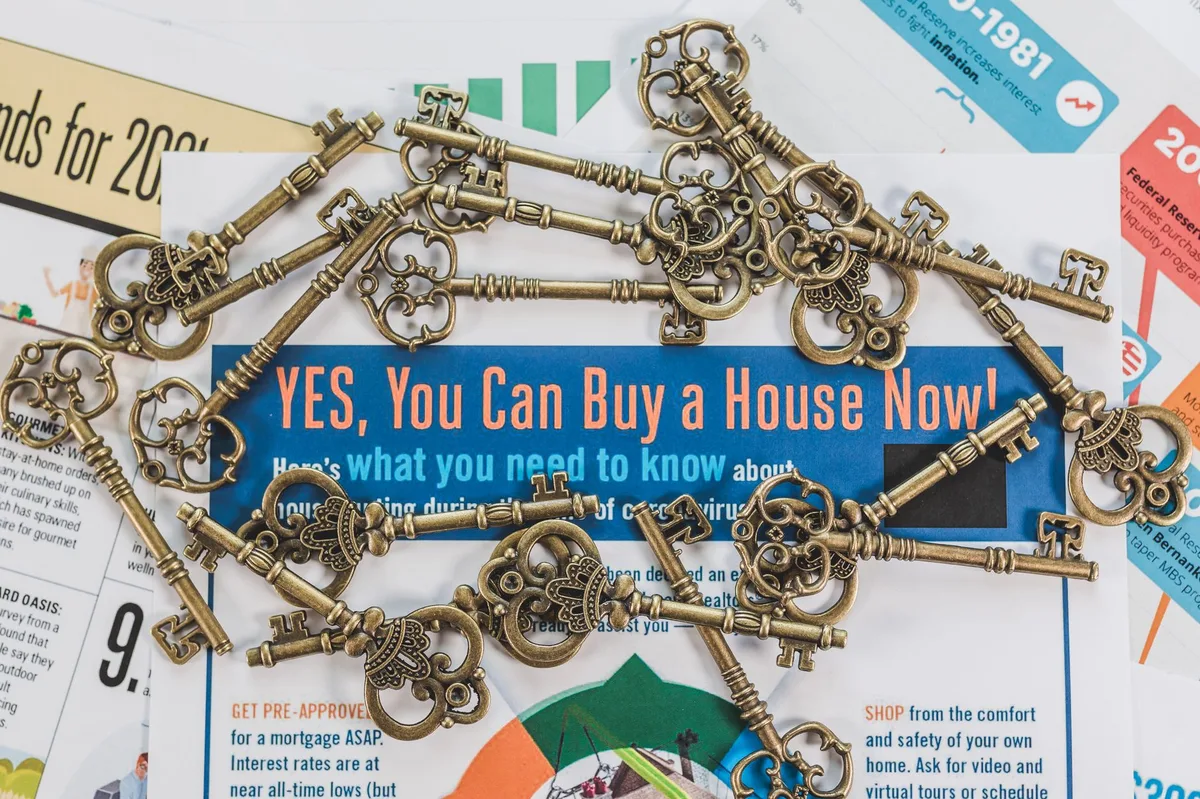 House keys representing shared ownership staircasing
