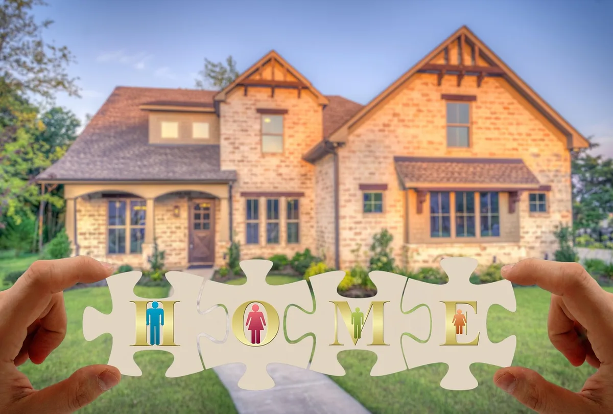 Modern residential home representing home ownership and equity buildup